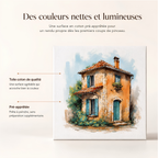 Toiles à peindre pour acrylique, huile et aquarelle
