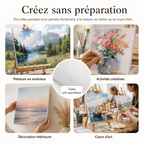 Toiles à peindre pour acrylique, huile et aquarelle