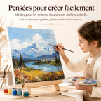 Toiles à peindre pour acrylique, huile et aquarelle