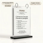 chevalet plexiglass A4 - A5 - A6 