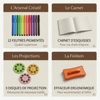 Chevalet pour enfant avec projecteur 