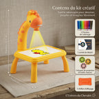 Chevalet pour enfant avec projecteur 